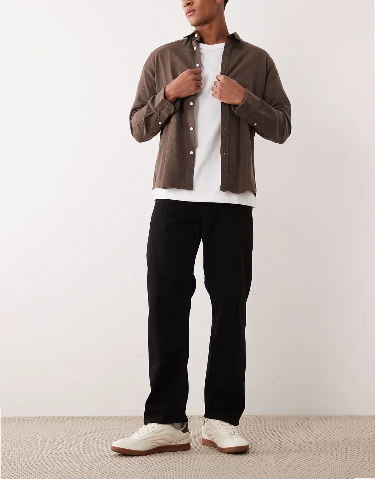 – Eddie – Czarne luźne jeansy