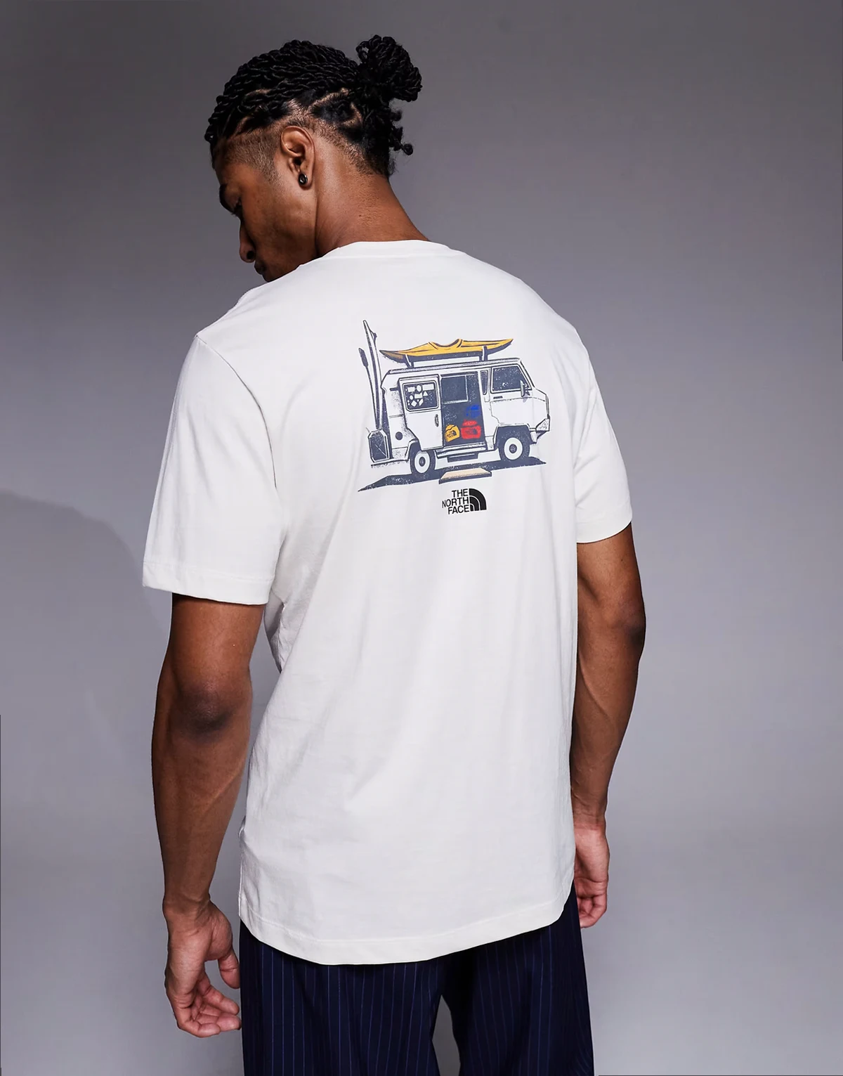Evolution back print t-shirt in white