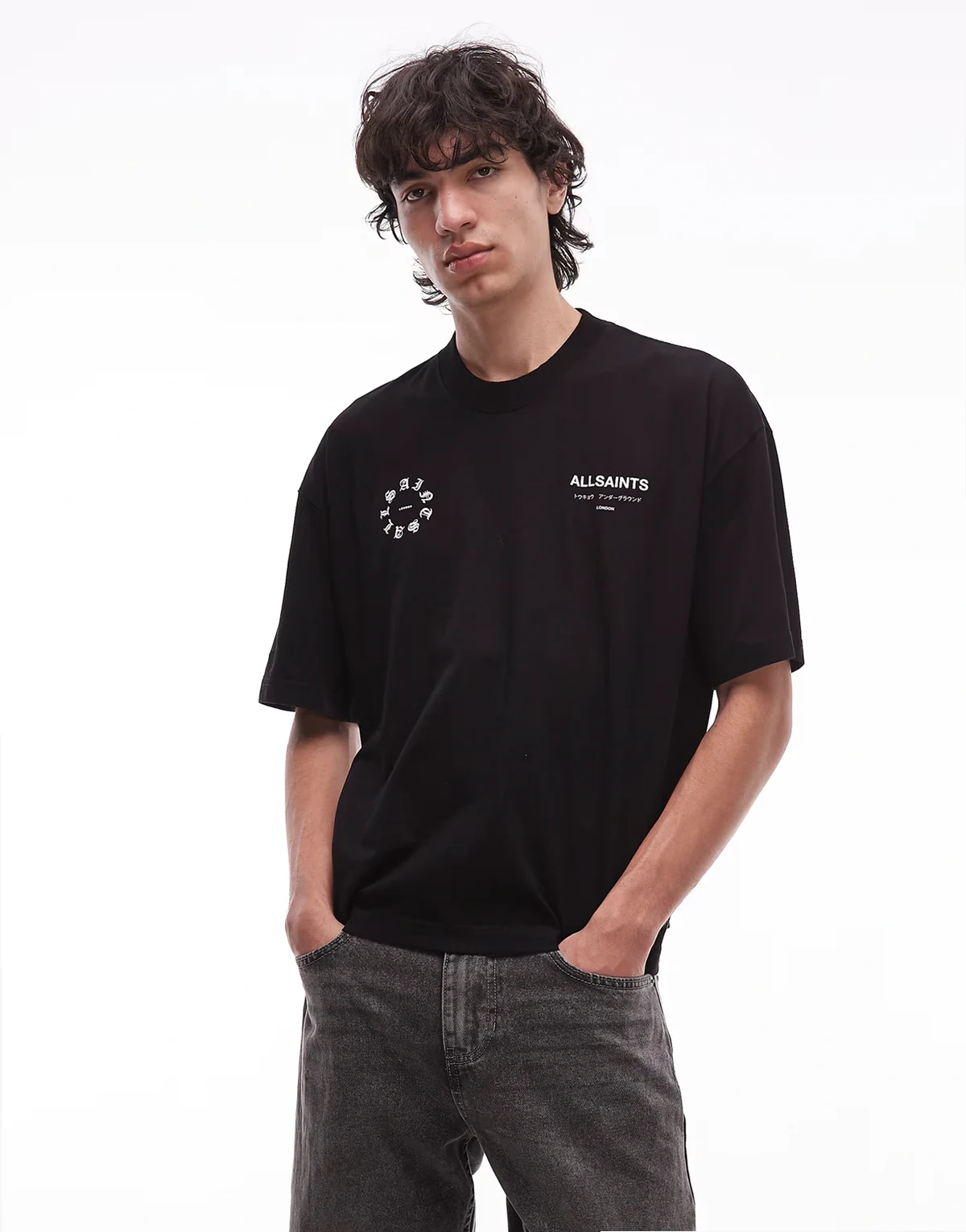 kindred t-shirt in washed black