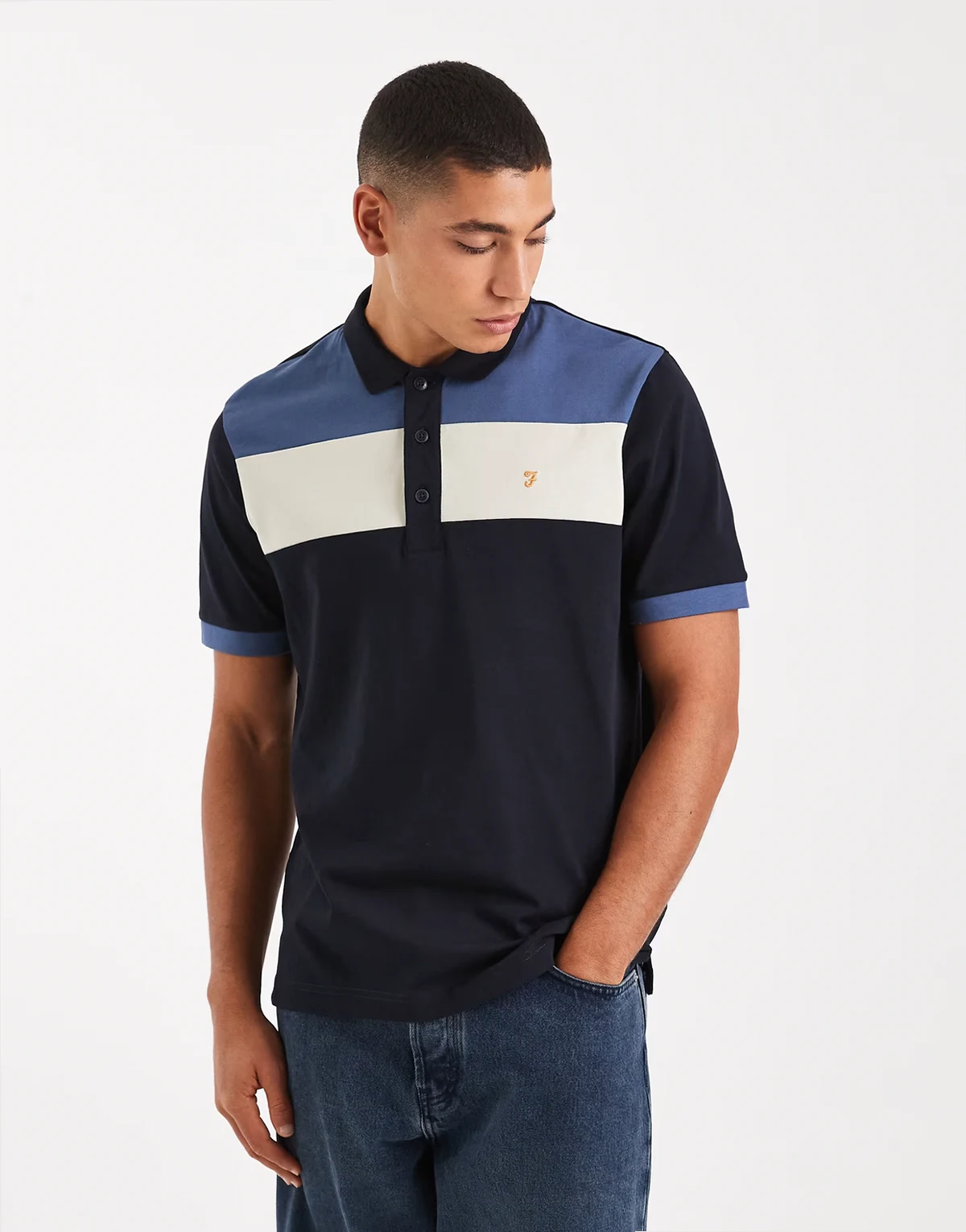 swanside polo shirt in navy