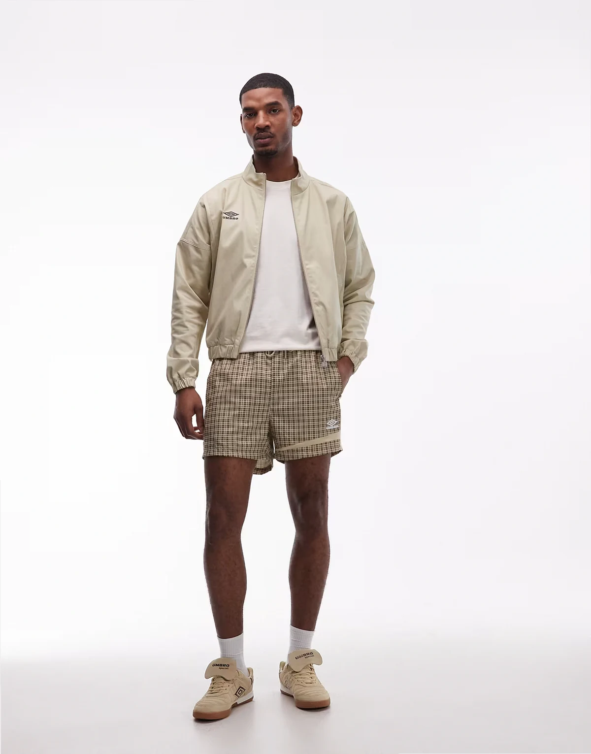 harrington jacket in beige