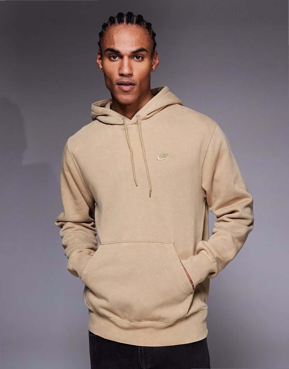 Club Wash hoodie in beige