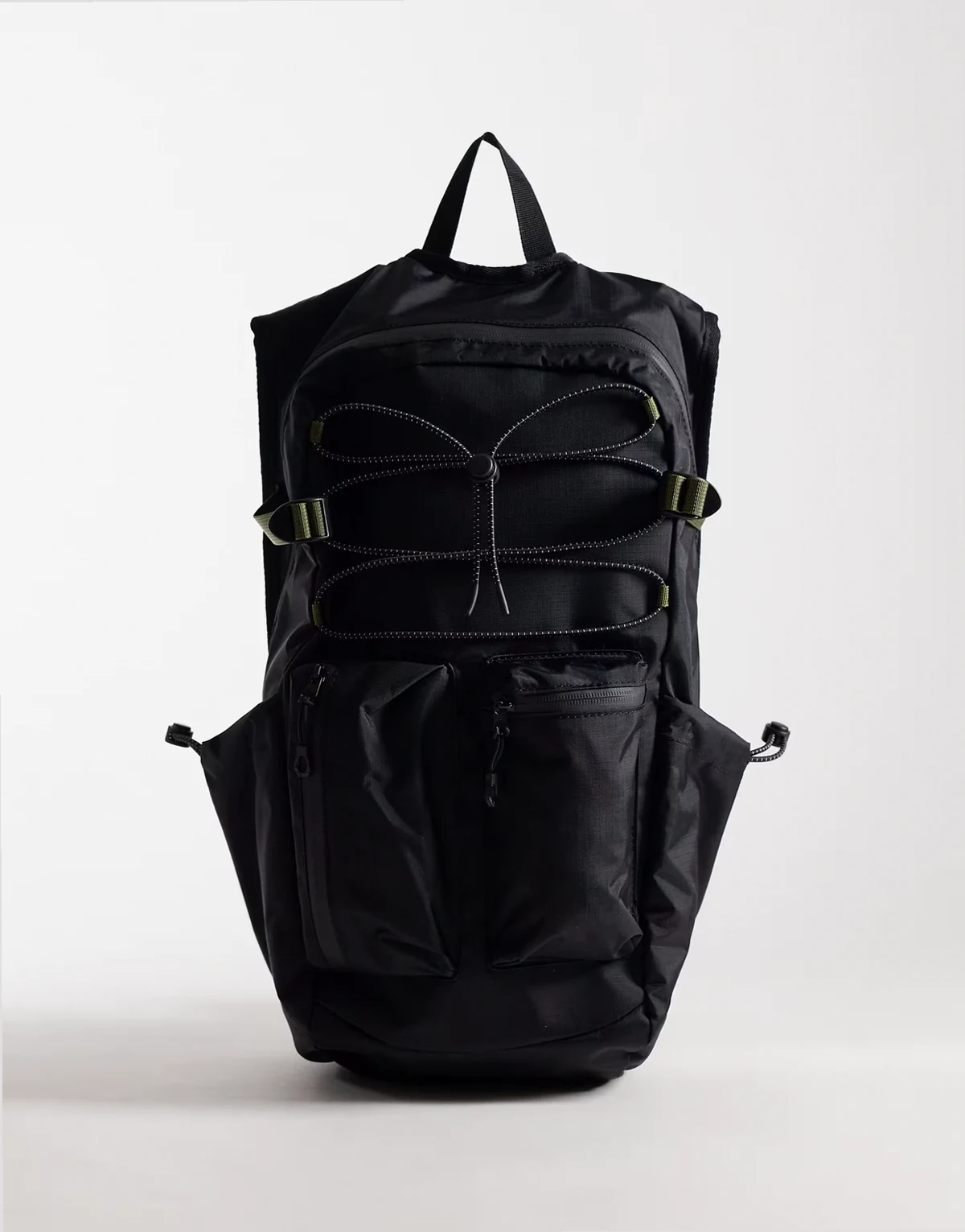 techy backpack in black
