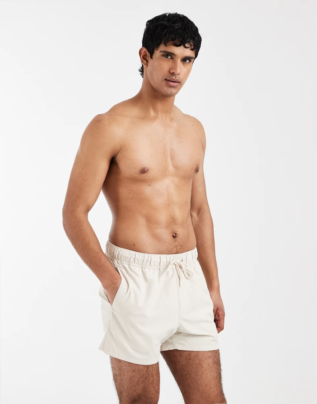 swim shorts in short length in stone