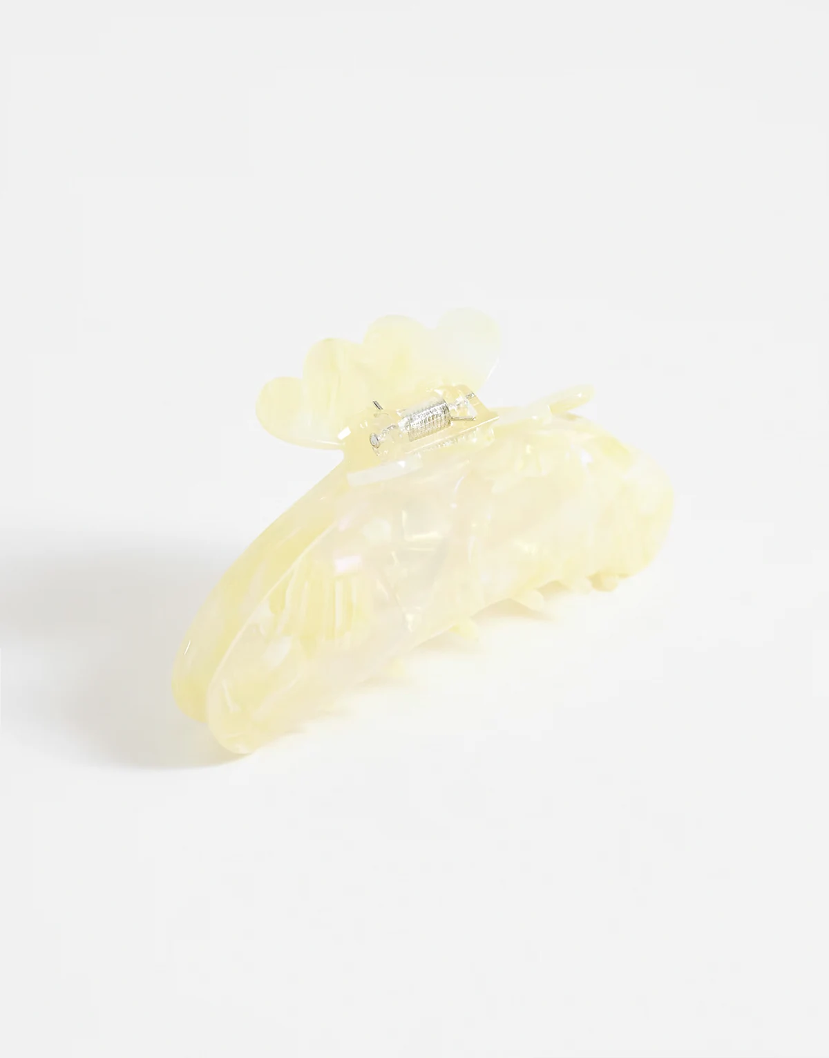 helle big hair claw clip in yellow