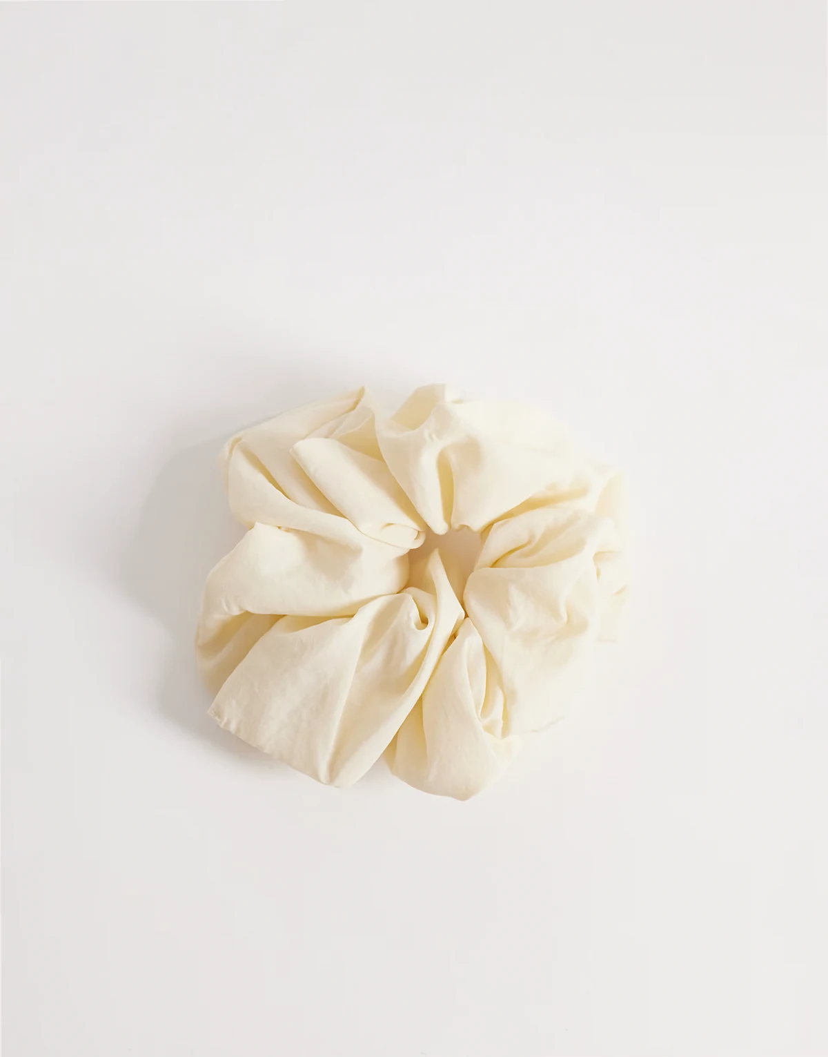 hair scrunchie in cream