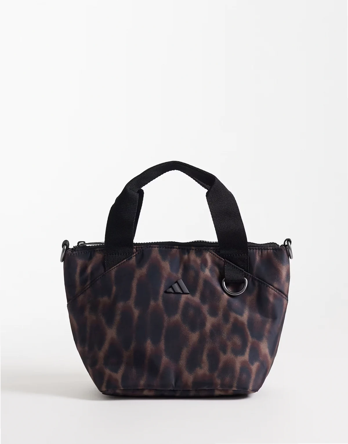 mini tote bag in leopard print