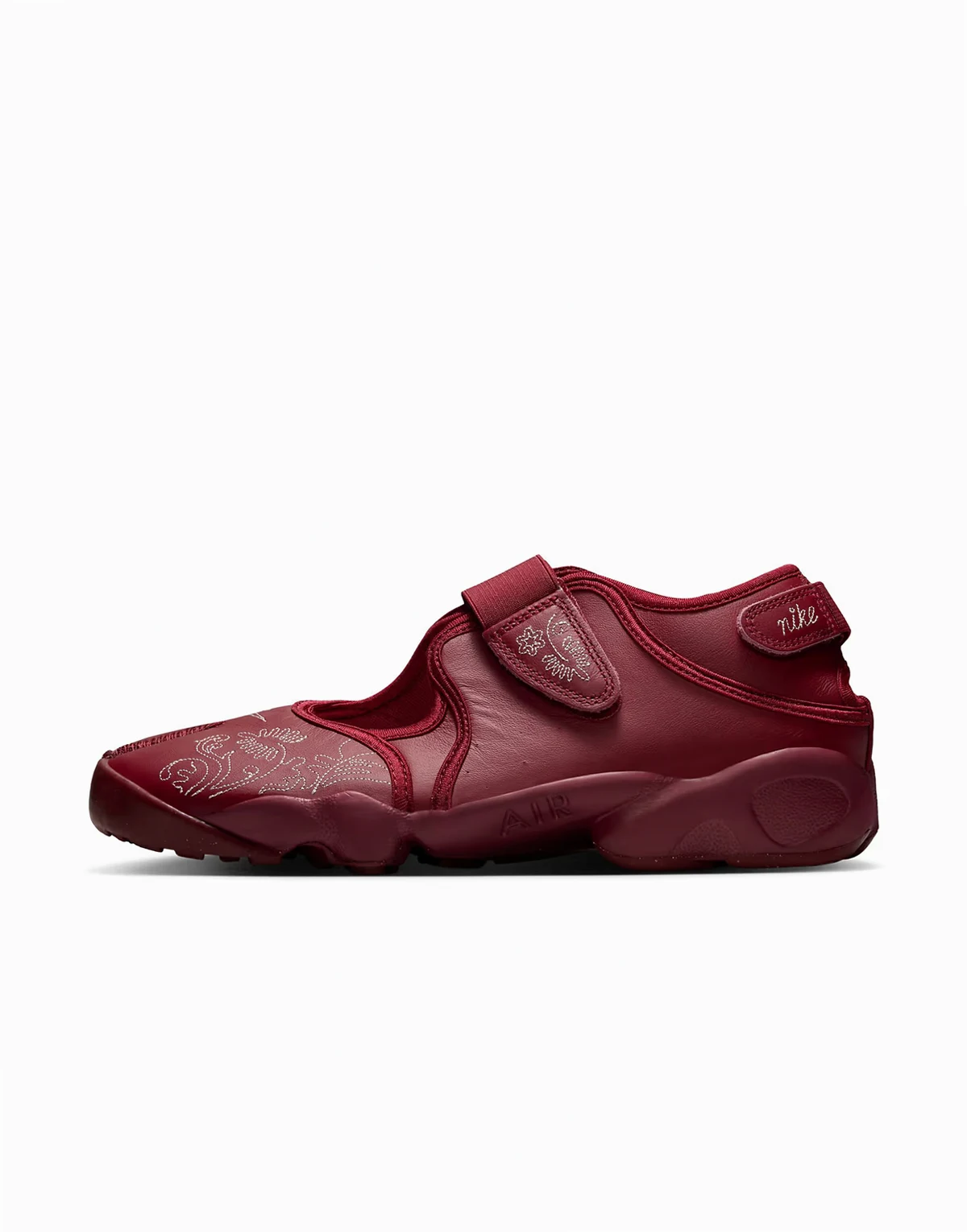 Air Rift sneakers in burgundy