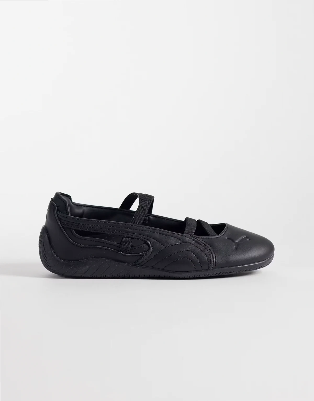 Speedcat ballet flats in black leather