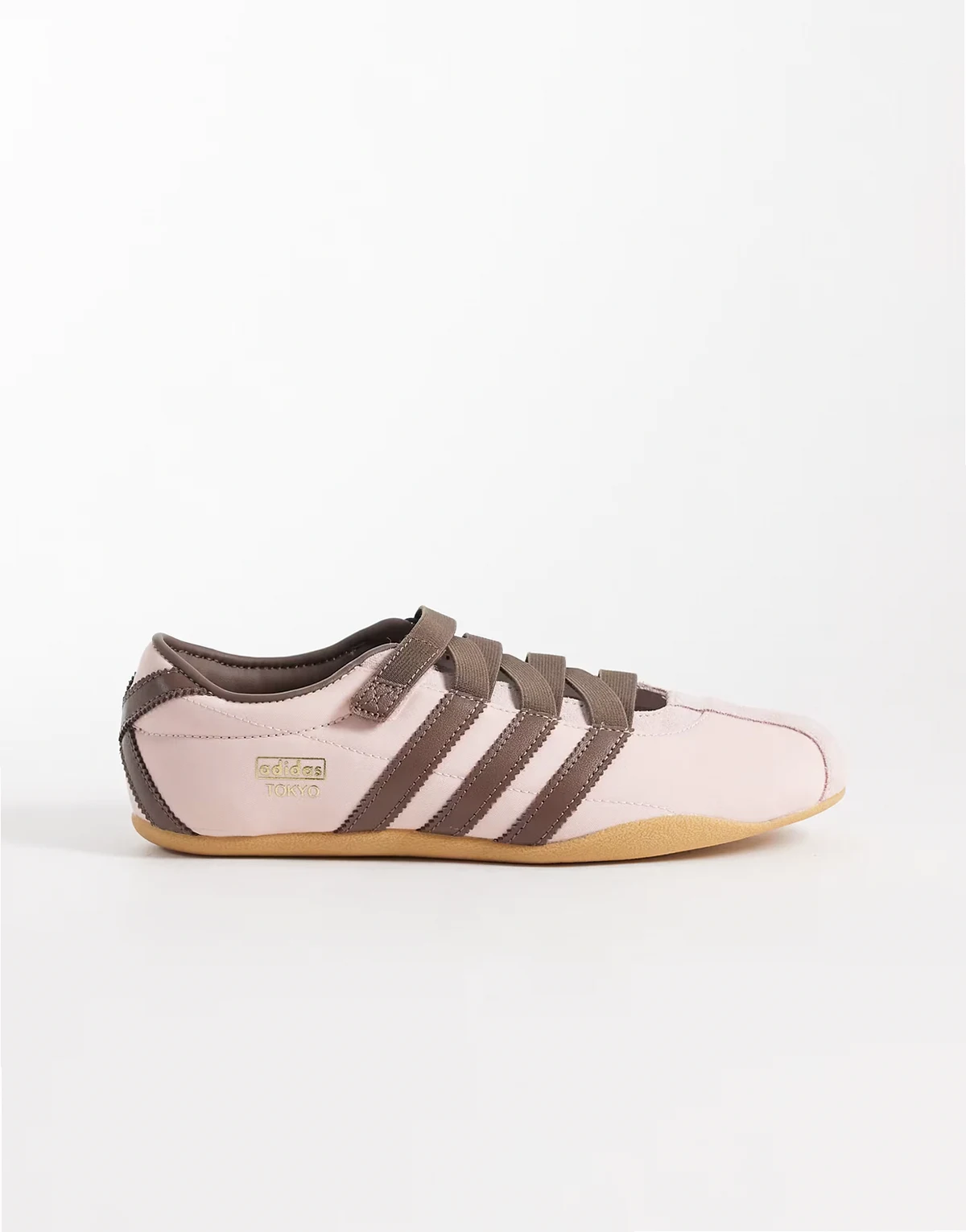 Tokyo Mary Jane sneakers in pink and brown