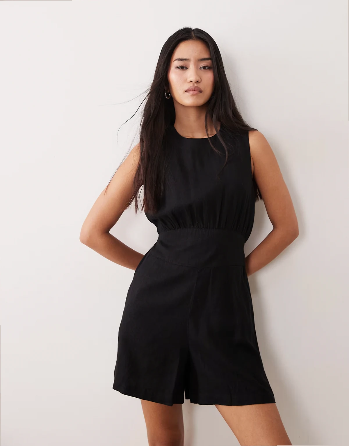 Macie romper in black