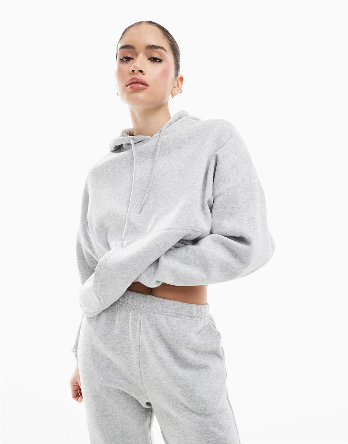 hoodie in light heather gray - part of a set