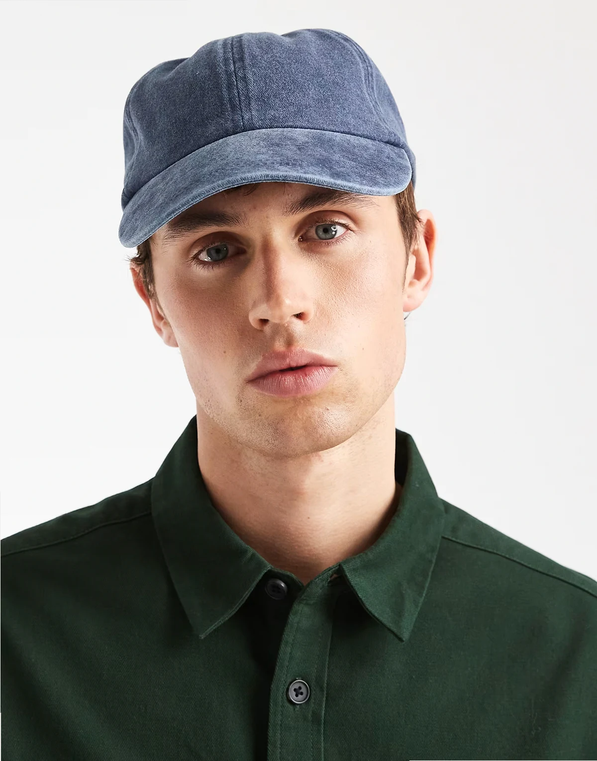 baseball washed cap in navy