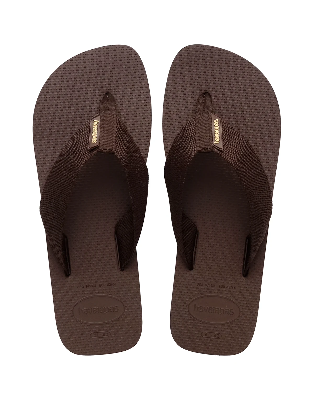 urban basic flip flops in brown