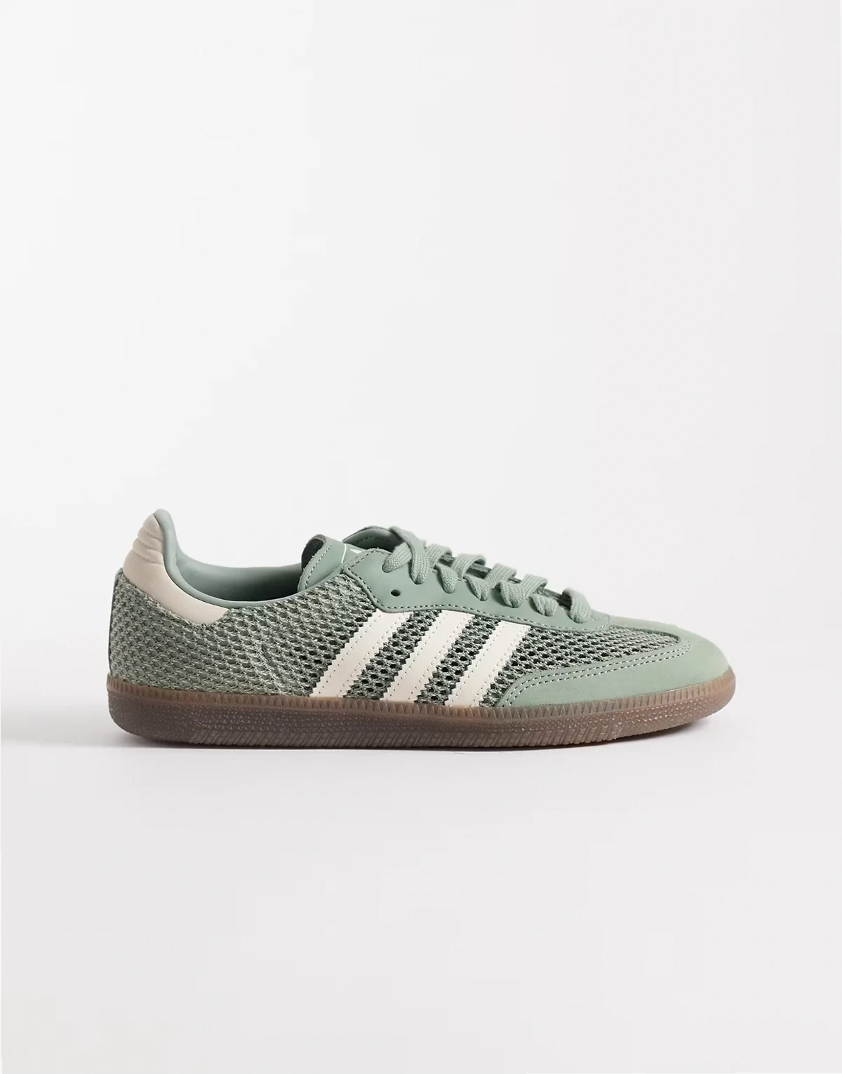 Samba OG sneakers with crochet detail in green and white