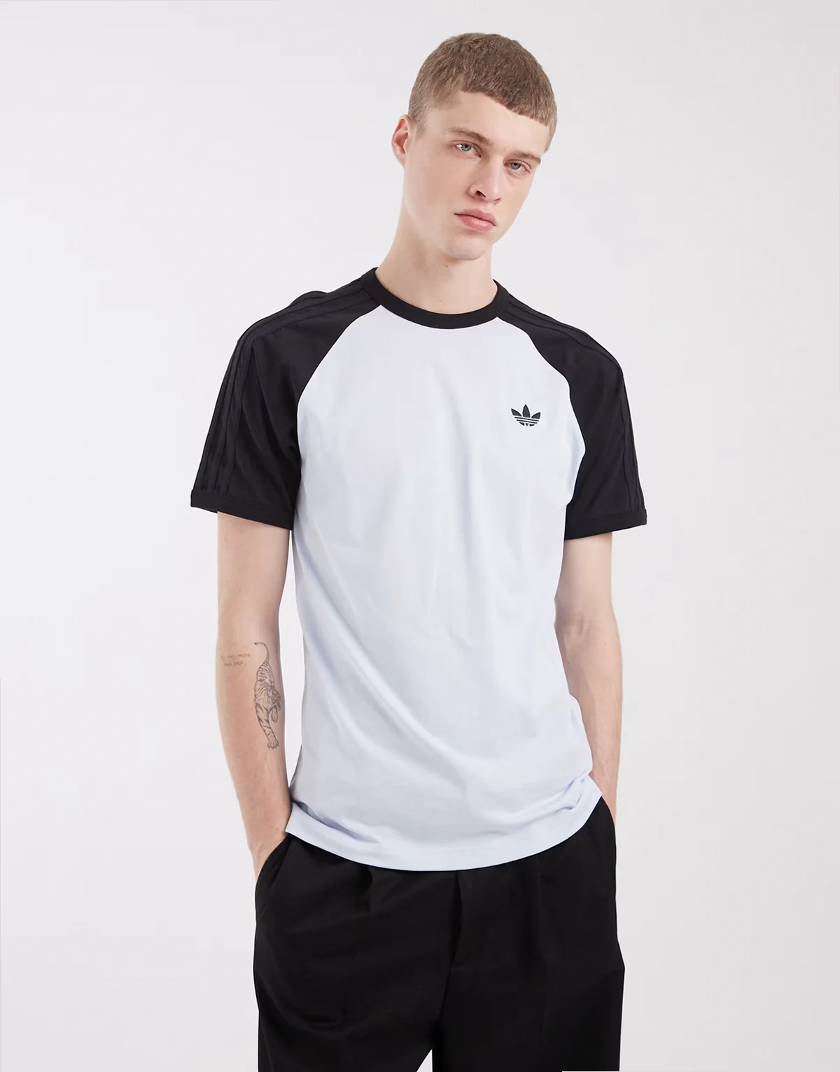 3-Stripes tee in blue