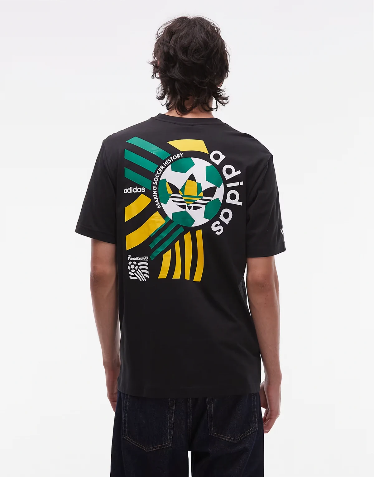 archive graphic tee in black