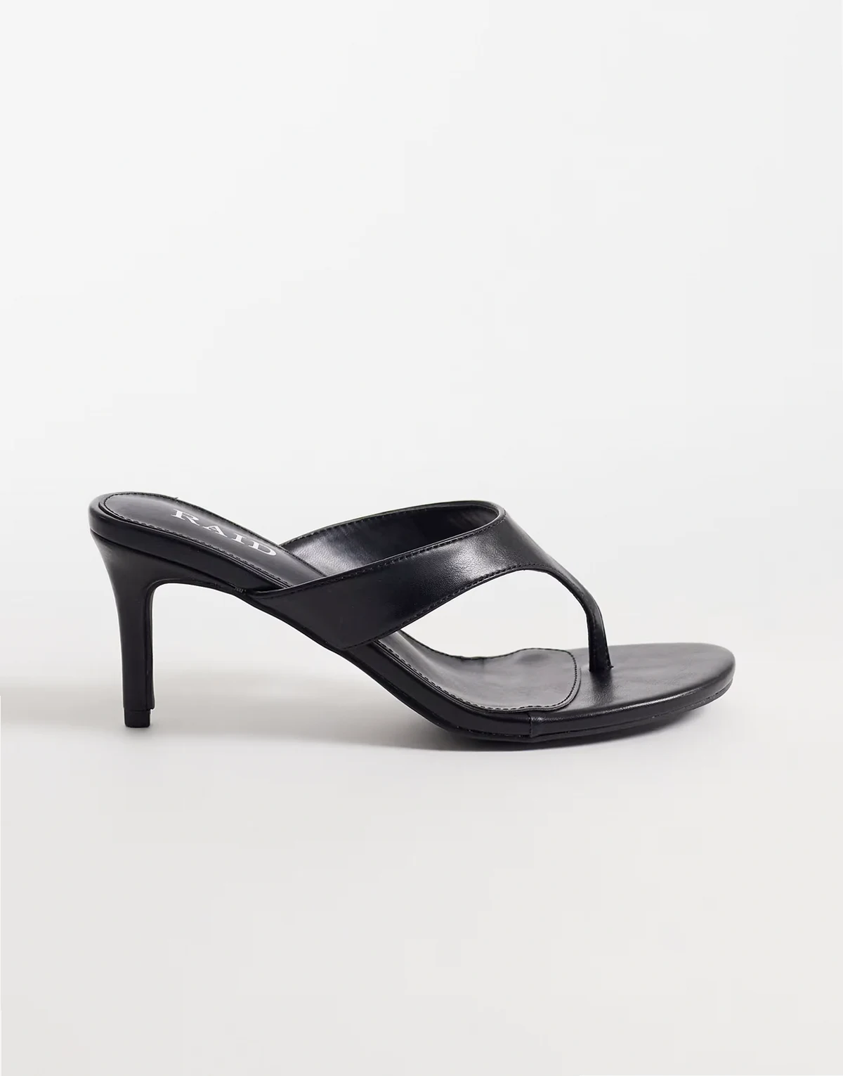 – Mystia – Absatzsandalen in Schwarz mit Zehensteg