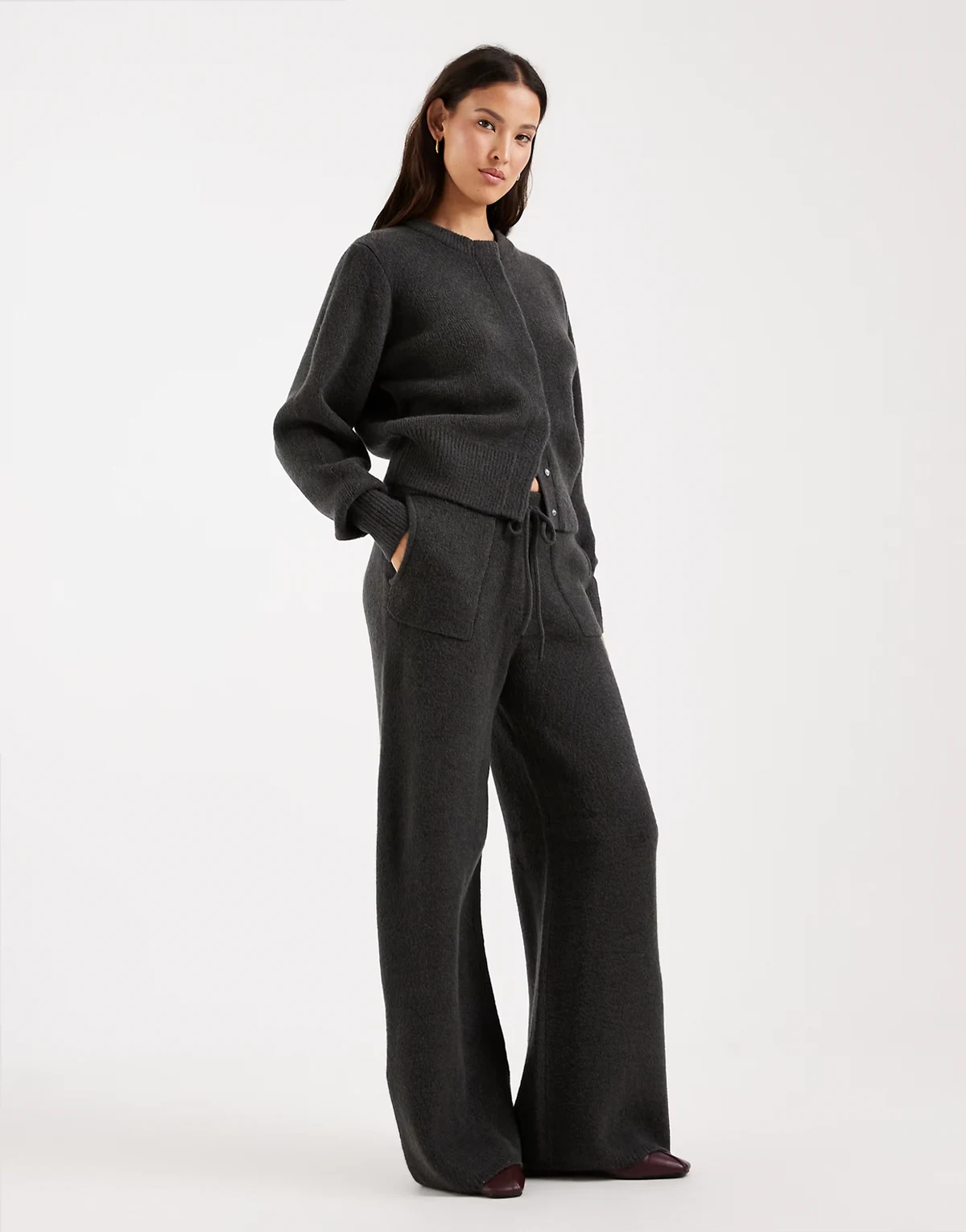 lounge pants in charcoal - part of a set