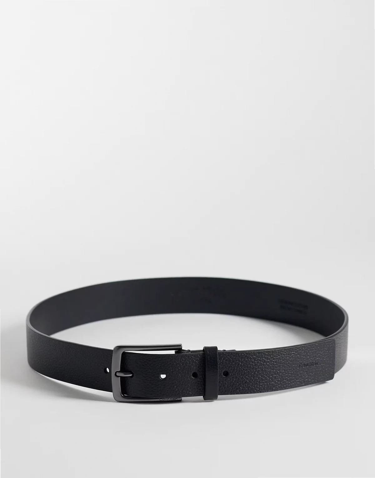 pebble buckle belt 35mm in black