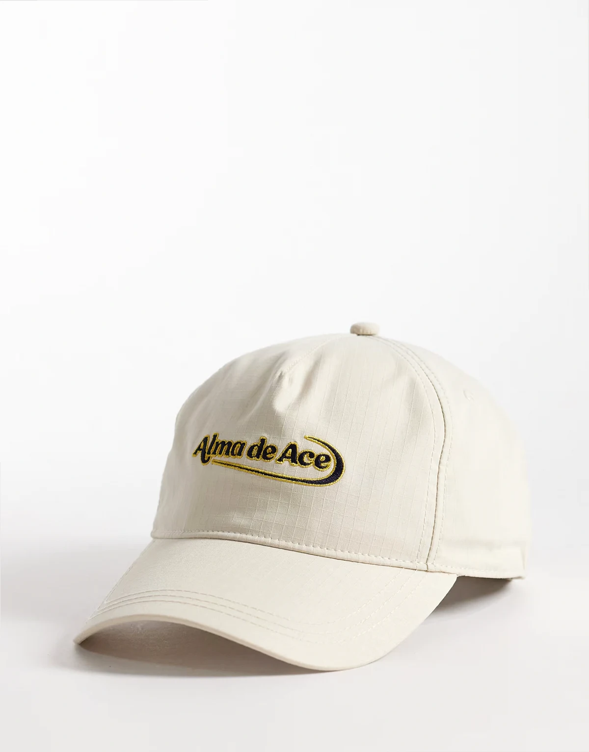 athletic supply co. logo cap in white