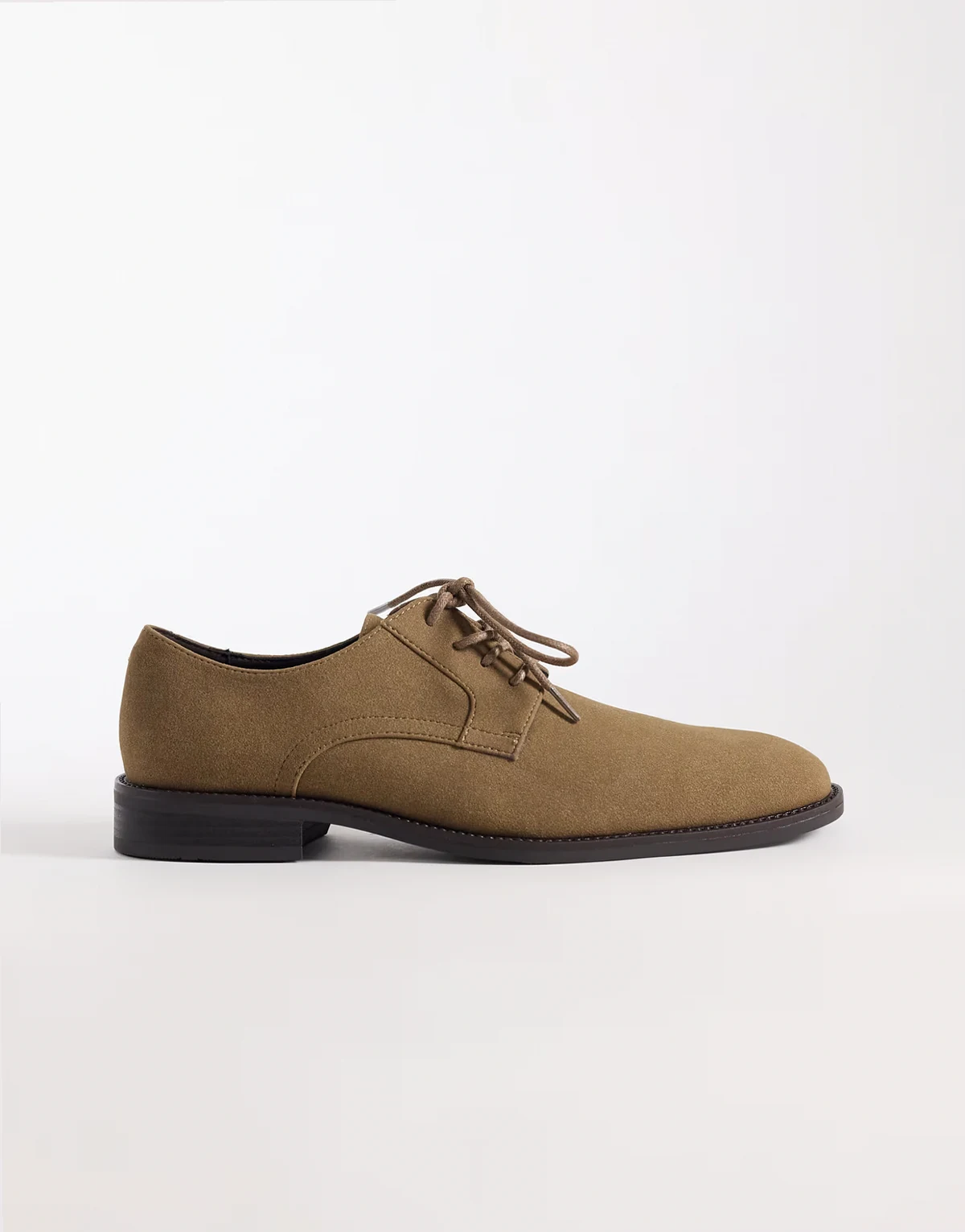 – Derby-Schuhe in Steinbeige