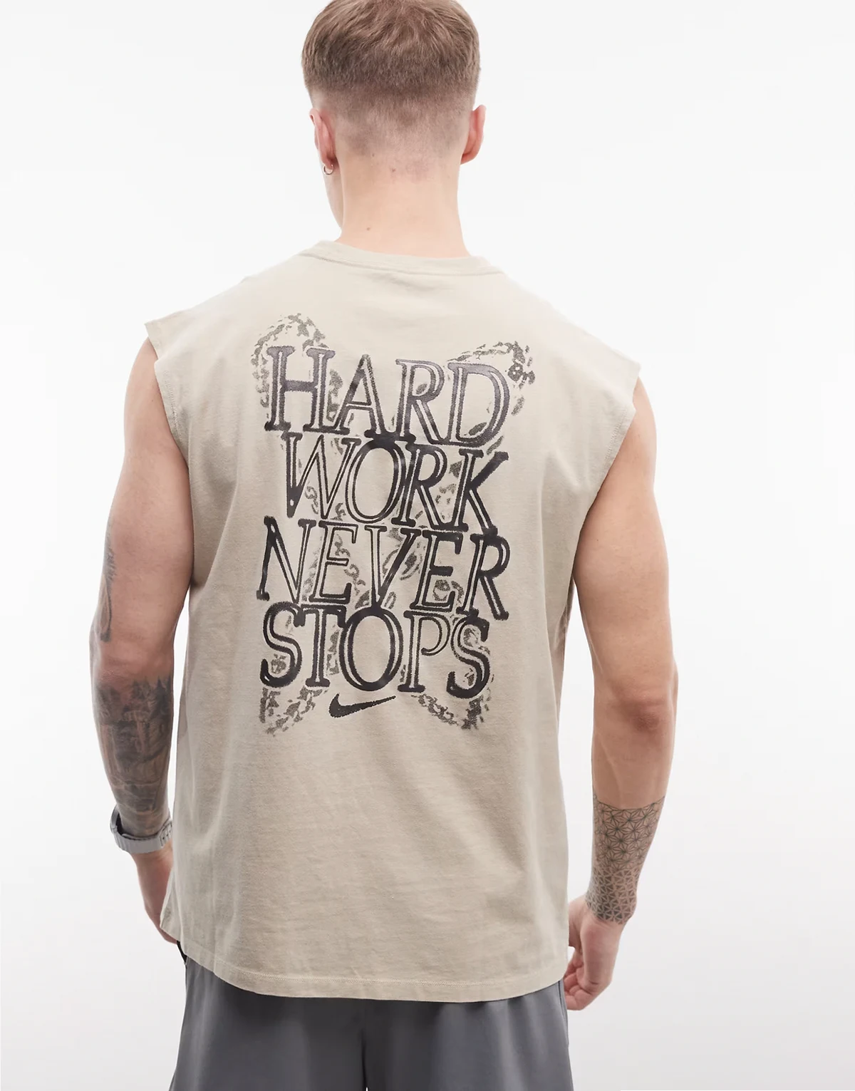 tank top in khaki