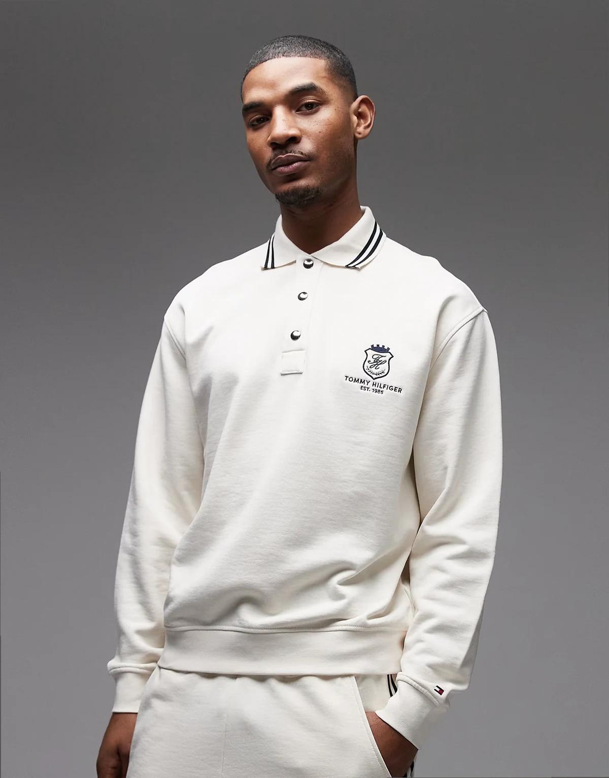 – Country Club – Rugby-Hemd in Creme