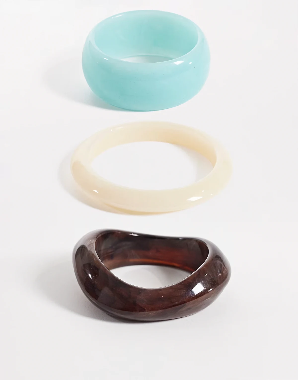 multi pack bangles in turquoise