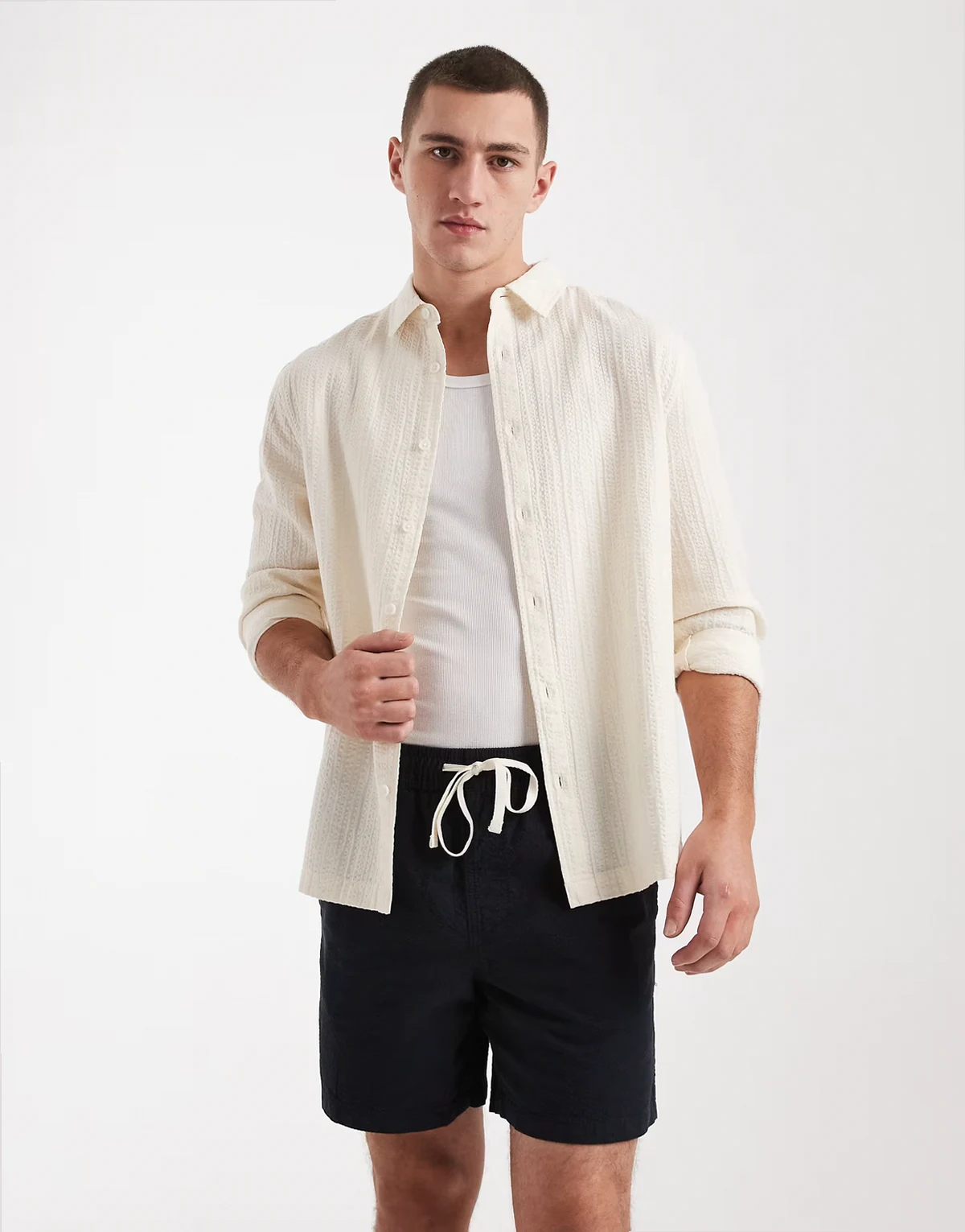 – Easy – Shorts in Marineblau
