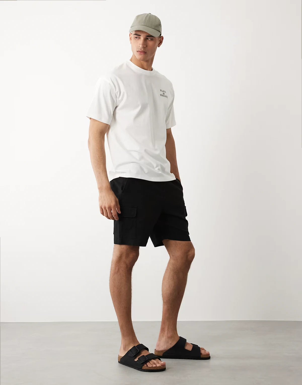 – Cargo-Shorts in Schwarz