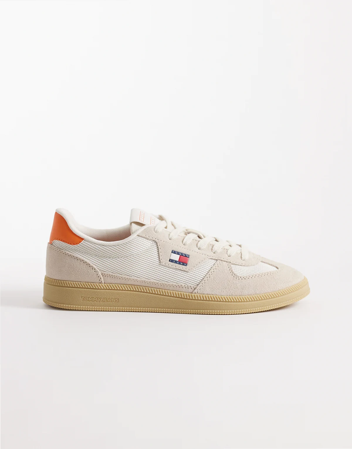 – Greenwich Edge – Sneaker in Wollweiß mit Logo