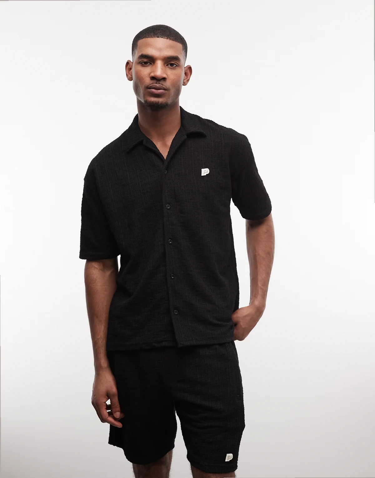Libco knit shirt in black - part of a set